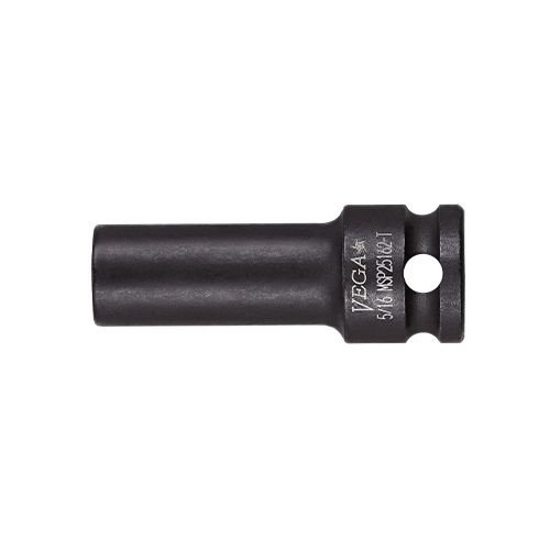 6-pt Magnetic Impact Sockets Long Length Thin Wall - 3/8" Sq Drive (SAE)