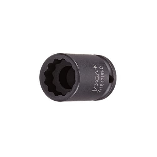 12-pt Impact Sockets Std Length - 1/4" Sq Drive (MM)
