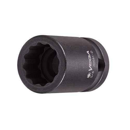 12-pt Impact Sockets Std Length - 1/2" Sq Drive (MM)