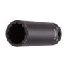 12-pt Impact Sockets Long Length Thin Wall - 1/2" Sq Drive (SAE)