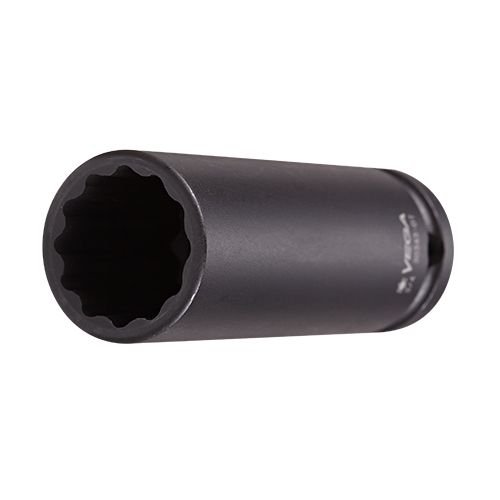 12-pt Impact Sockets Long Length Thin Wall - 1/2" Sq Drive (SAE)