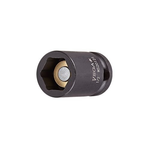 6-pt Magnetic Impact Sockets Std Length - 3/8" Sq Drive (SAE)