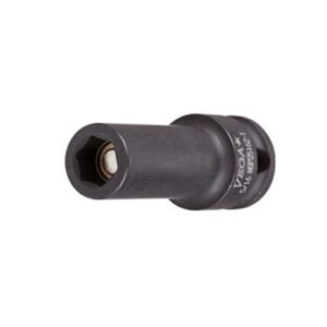 6-pt Magnetic Impact Sockets Long Length Thin Wall - 3/8" Sq Drive (SAE)