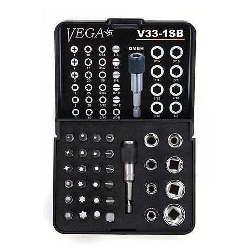 33 PC Driver Bit & Socket Set