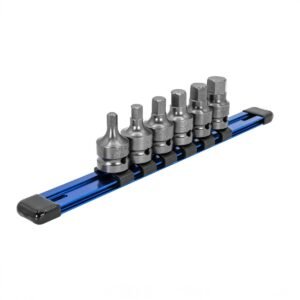 1/2" SQ Dr Hex Socket Bit Set