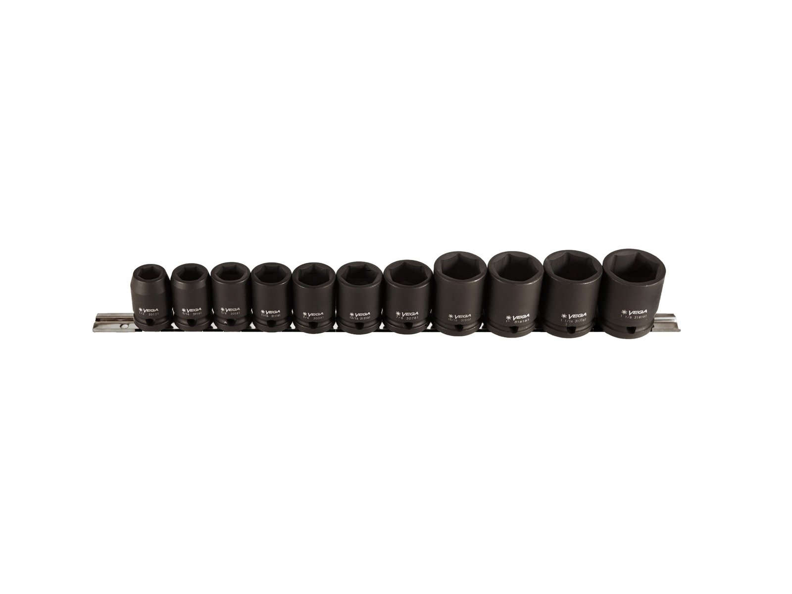 6-pt Impact Sockets Std Length - 14 Sq Drive (SAE)_1 Impact Socket Set - 1/4" Sq Drive