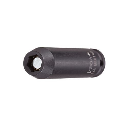 6-pt Magnetic Impact Sockets Long Length - 1/4" Sq Drive (MM)