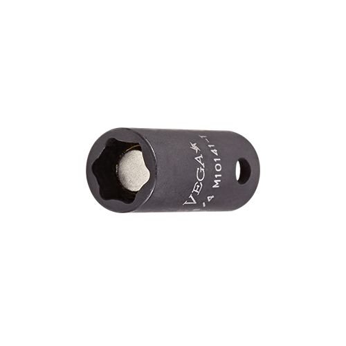 6-pt Magnetic Impact Sockets Std Length Thin Wall - 1/4" Sq Drive (SAE)
