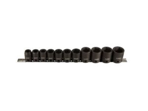 Impact Socket Set - 3/8" Sq Drive