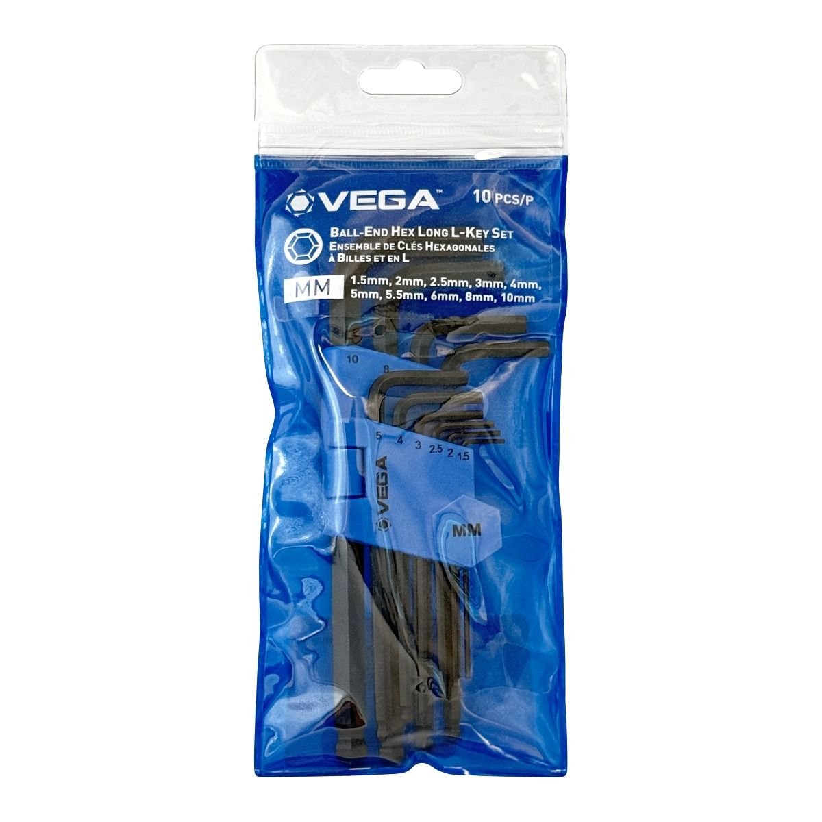 Ball-End Hex L-Key Set - Metric